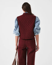 Seventy + Mochi Quilted Pablo Vest - Mulberry