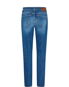 Mos Mosh Straight Long Jeans - Blue