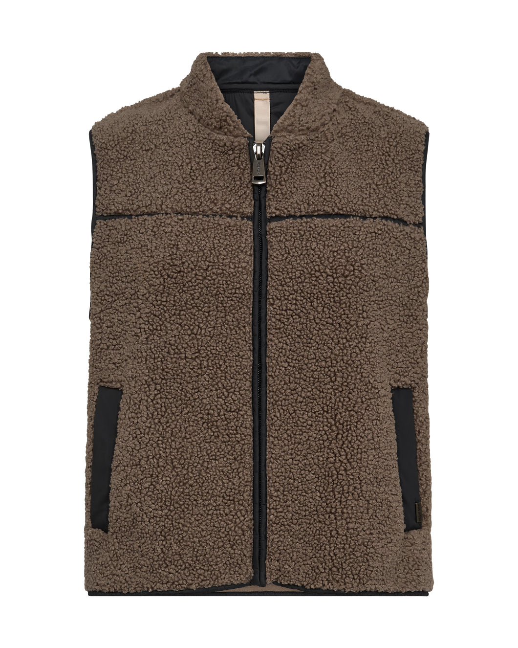 Mos Mosh Rowe Teddy Waistcoat - Falcon