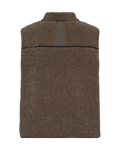 Mos Mosh Rowe Teddy Waistcoat - Falcon