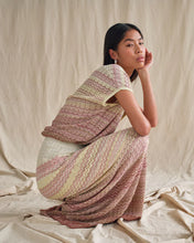 Mos Mosh - Shani Zig Zag V-neck Knit Powder Pink