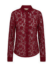 Mos Mosh Kether Lace Sequin Shirt - Biking Red