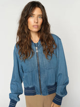Mos Mosh Cate Onyx Jacket - Light Blue Denim