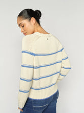 Mos Mosh Bine Stripe Crewneck - Ultramarine