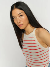 Mos Mosh Imanja Caliz Stripe Knit Top - Spicy Orange
