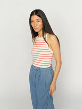 Mos Mosh Imanja Caliz Stripe Knit Top - Spicy Orange