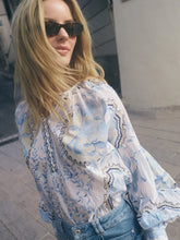 Mos Mosh Wylde Orchid Blouse - Brunnera Blue