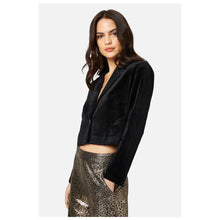 Traffic People Cropped Blazer - Black