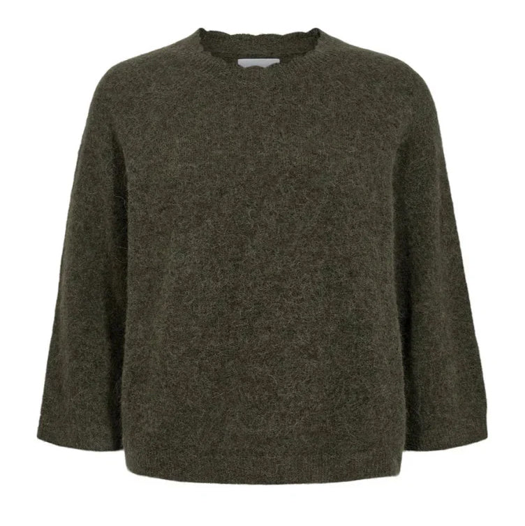 Numph Nuriette Selma Pullover - Grape Leaf