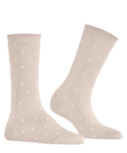 Falke Spike Dot Socks - Cream