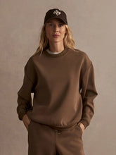 Varley Coralie Crew Neck Sweat - Teak Olive