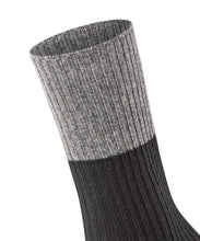 FALKE Cosy Wool Special Edition Women Boot Socks - Black/Silver Sparkle