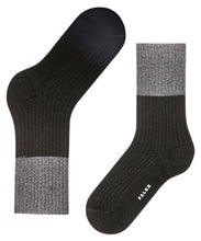 FALKE Cosy Wool Special Edition Women Boot Socks - Black/Silver Sparkle