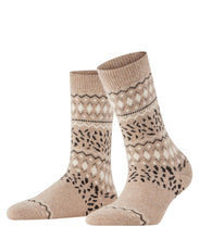 FALKE Cosy Wool Special Edition Women Socks - Beige Melange