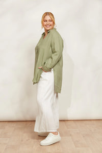 Eb & Ive Sojourn Shirt - Aloe