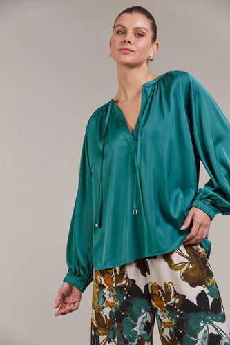 Eb&Ive Ivy Blouse - Teal