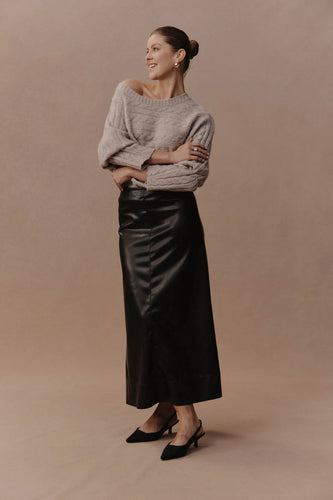 Eb&Ive Allegro Maxi Skirt - BLACK