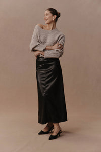 Eb&Ive Allegro Maxi Skirt - BLACK