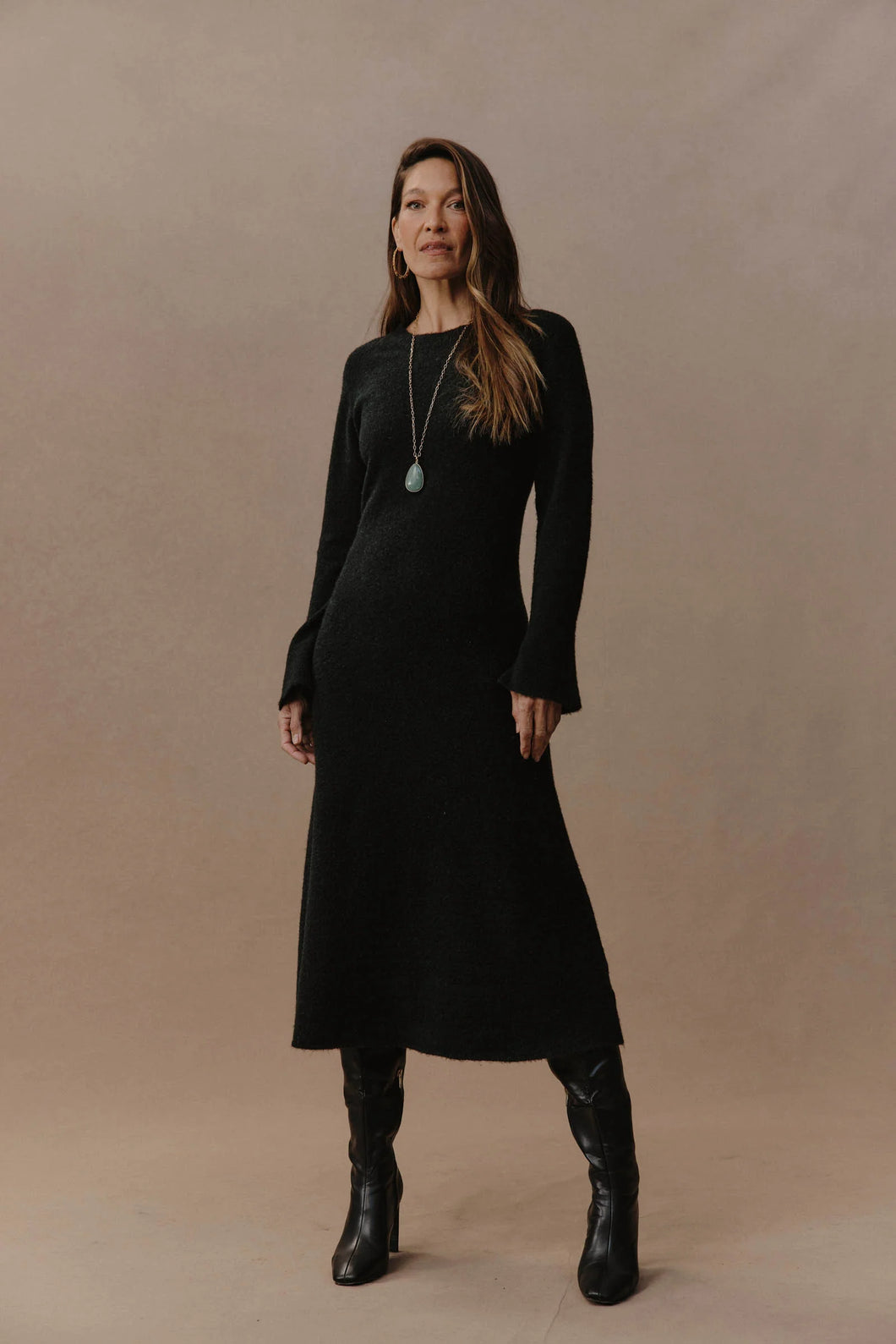 Eb&Ive Merano Knit Dress - Char