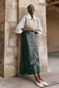 Eb&Ive Allegro Maxi Skirt - BLACK