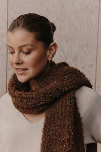 Eb & Ive Naviva Scarf - Tobacco