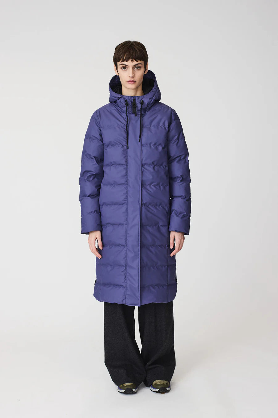 Tanta Puddle Quilted Coat - Skipper Blue