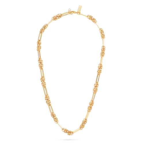 Talis Chains Cluster Knot Necklace - Gold