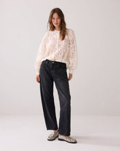 Summum Woman Sheer Lace Blouse - Ivory