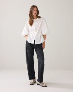 Summum Woman Cotton Stretch Blouse - Off White