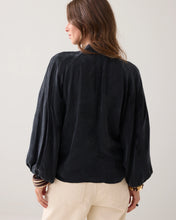 Summum Woman Cupro Top - Black