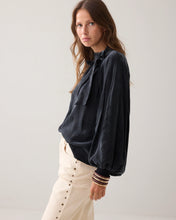 Summum Woman Cupro Top - Black