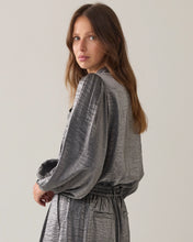 Summum Woman Metallic Shine Blouse - Mid Grey