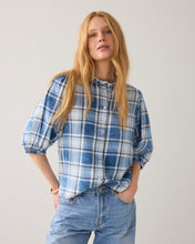 Summum Woman Plaid Blouse - Indigo
