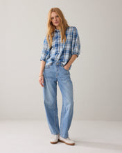 Summum Woman Plaid Blouse - Indigo
