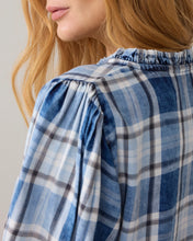 Summum Woman Plaid Blouse - Indigo