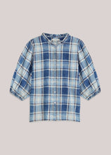 Summum Woman Plaid Blouse - Indigo