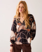 Summum Woman All Over Print Blouse - Multicolour/Brown