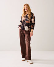 Summum Woman All Over Print Blouse - Multicolour/Brown
