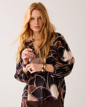 Summum Woman All Over Print Blouse - Multicolour/Brown
