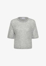 Saint Tropez Sabbara Short Sleeve Pullover - Mist Grey Melange