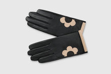 Mabel Sheppard Daisy Gloves - Black/Cream