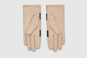 Mabel Sheppard Spot Gloves - Cream/Black Spot