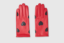 Mabel Sheppard Heart Gloves - Red