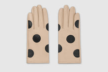 Mabel Sheppard Spot Gloves - Cream/Black Spot