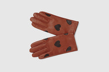 Mabel Sheppard Heart Gloves - Cognac