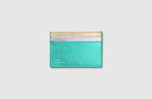 Mabel Sheppard Metallic Happy Card Holder - Green/Lilac/Yelow