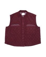 Seventy + Mochi Quilted Pablo Vest - Mulberry