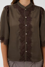Saint Tropez Teagan Shirt - Chocolate Brown