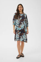 Saint Tropez Malika Short Dress - Night Sky Shaded Flower