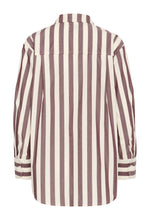 Saint Tropez Lieke Shirt - Decadent Chocolate/Ice stripe